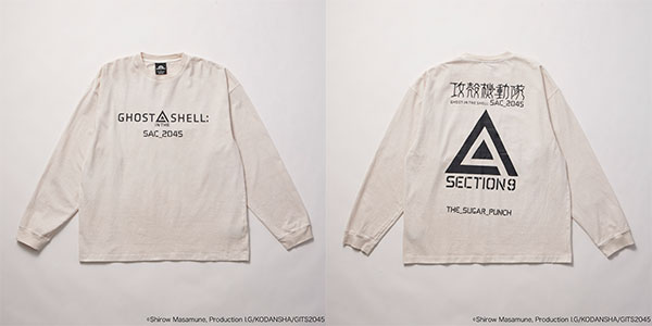 限定販売】攻殻機動隊SAC_2045 LONGSLEEVE(logo) / WHT / XL[THE SUGAR