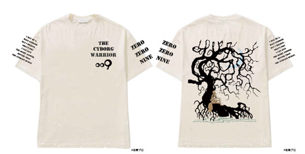 限定販売】CYBORG009 T-SHIRT(wood pattern) / WHT / L[THE SUGAR