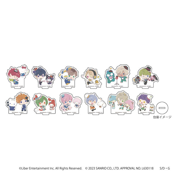 アクリルぷちスタンド「A3！×Sanrio characters」01/S＆S 12個入りBOX 