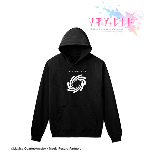 マギアレコード 魔法少女まどか☆マギカ外伝 午前0時のフォークロアロゴ パーカー レディース M[アルマビアンカ]《在庫切れ》