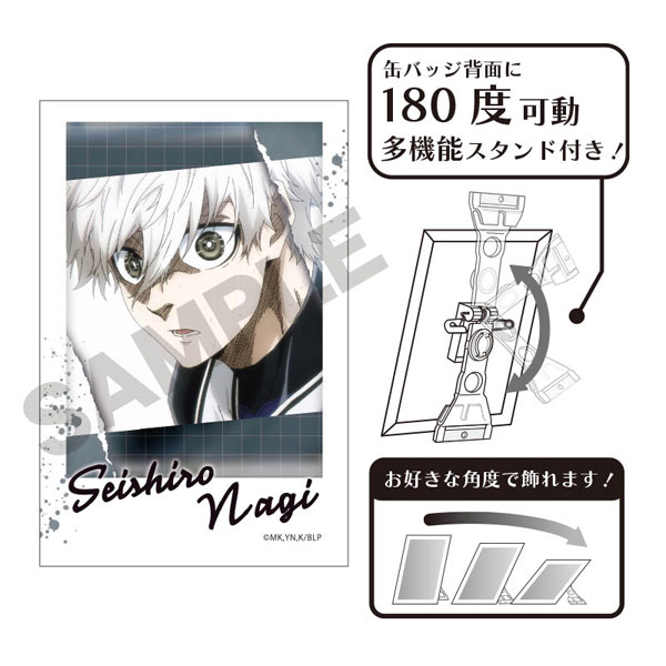【中古】(本体A/箱B)ブルーロック フォトジェニ缶バッジ 凪誠士郎 グリッド[クラックス]《発売済・在庫品》