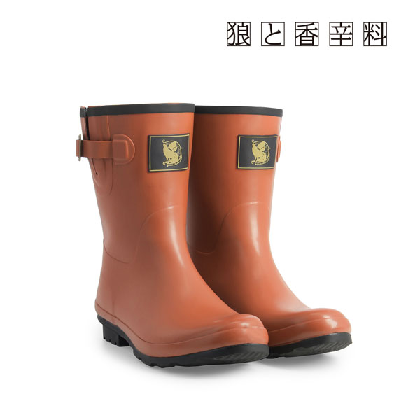 狼と香辛料 狼と香辛料亭 ロングラバーブーツ ユニセックス 26.0cm 