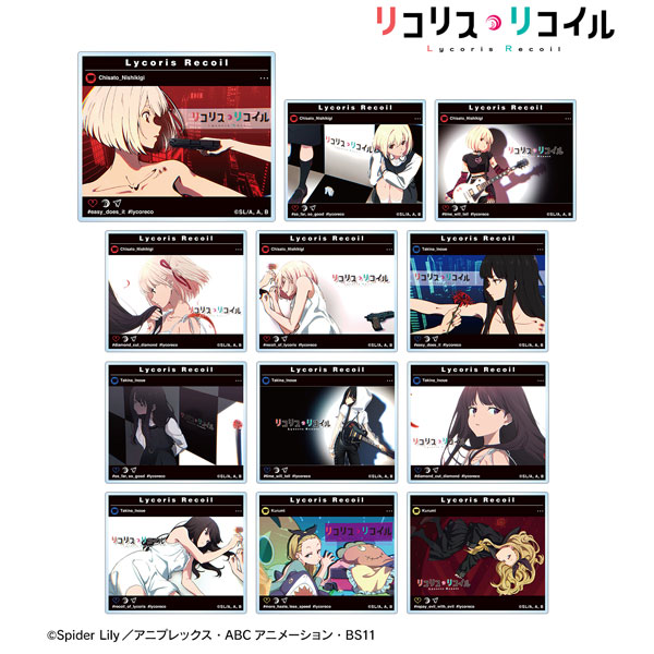 TVアニメ「リコリス・リコイル」 トレーディングSNS風アクリルカード