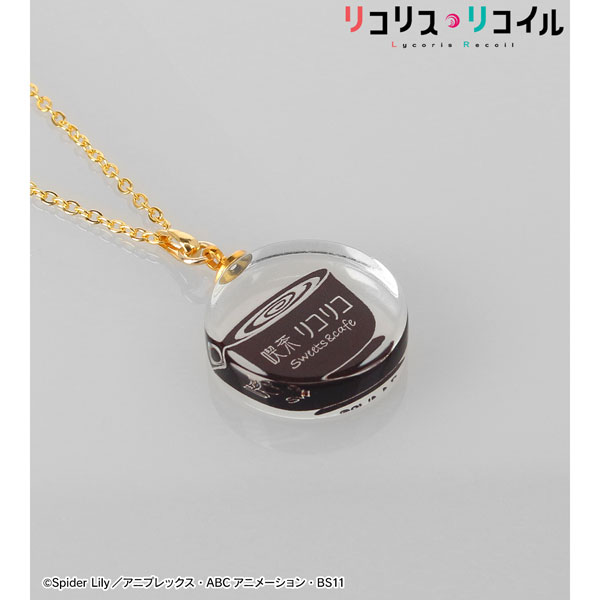 TVアニメ「リコリス・リコイル」 喫茶リコリコ ガラスネックレス ver.B[アルマビアンカ]《在庫切れ》