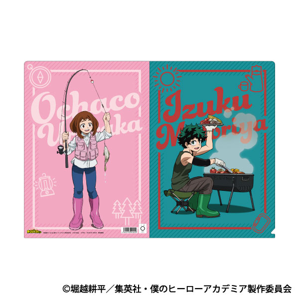 僕のヒーローアカデミア クリアファイル 緑谷出久＆麗日お茶子[ムービック]《在庫切れ》