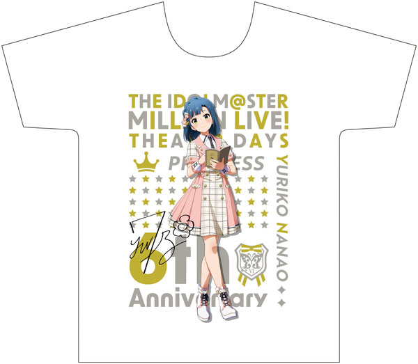 アイドルマスターミリオンライブ 七尾百合子 フューチャー・シグネチャー Tシャツ アイドルマスター ミリオンライブ！ フルカラーTシャツ 七尾百合子