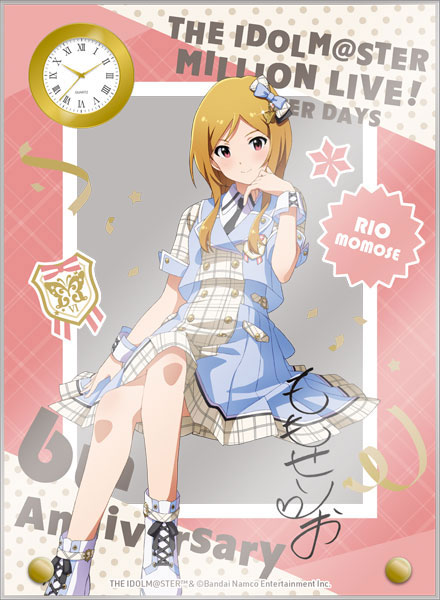 アイドルマスター ミリオンライブ！ 時計付アクリルアート 百瀬莉緒