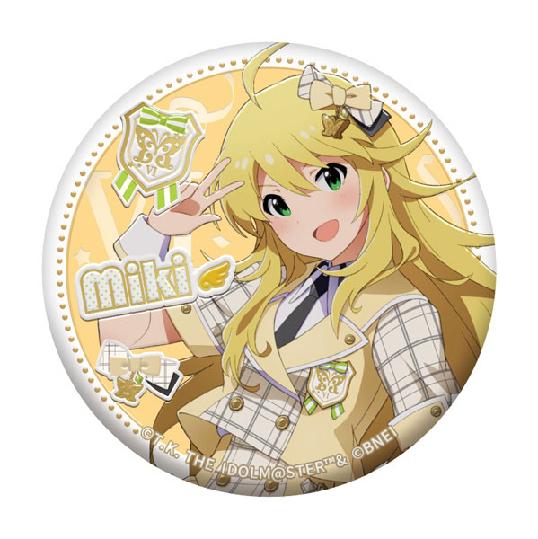 アイドルマスターマスター ミリオンライブ ミリシタ 缶バッジ 星井美希 ONKYO DIRECT｜「アイドルマスター」描き下ろしイラスト 缶