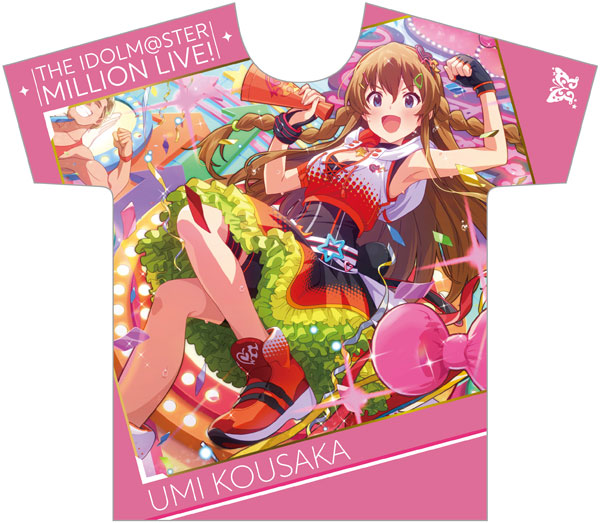 アイドルマスター ミリオンライブ！ フルグラフィックTシャツ 高坂海美 SONG FOR YOU！  ver.【同梱可能グループ：ミリシタ10】[あみあみ]【同梱不可】《在庫切れ》