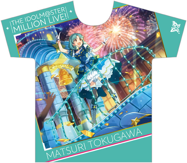 【美品】 ミリオンライブ！　フルグラ Tシャツ ジュリアLサイズ アイマス アイドルマスターミリオンライブ！ 両面フルグラフィックTシャツ