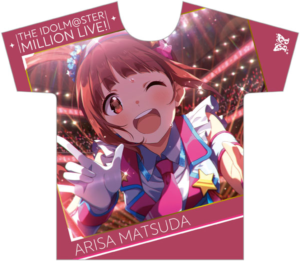 アイドルマスター ミリオンライブ！ フルグラフィックTシャツ 松田