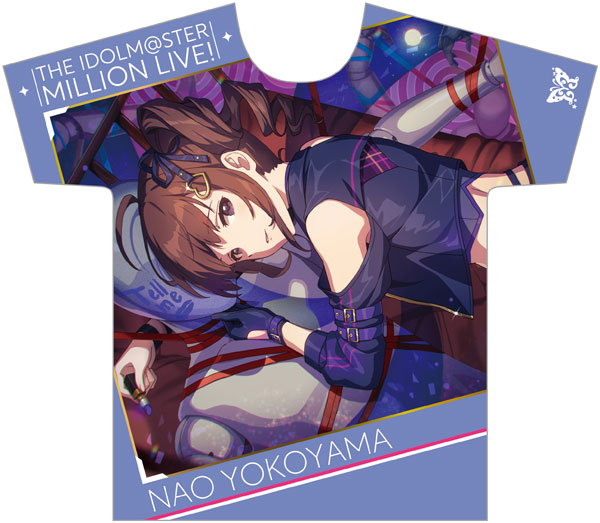 アイドルマスター ミリオンライブ！ フルグラフィックTシャツ 横山奈緒 SONG FOR YOU！ ver.【同梱可能グループ：ミリシタ10】[あみあみ]【同梱不可】《在庫切れ》