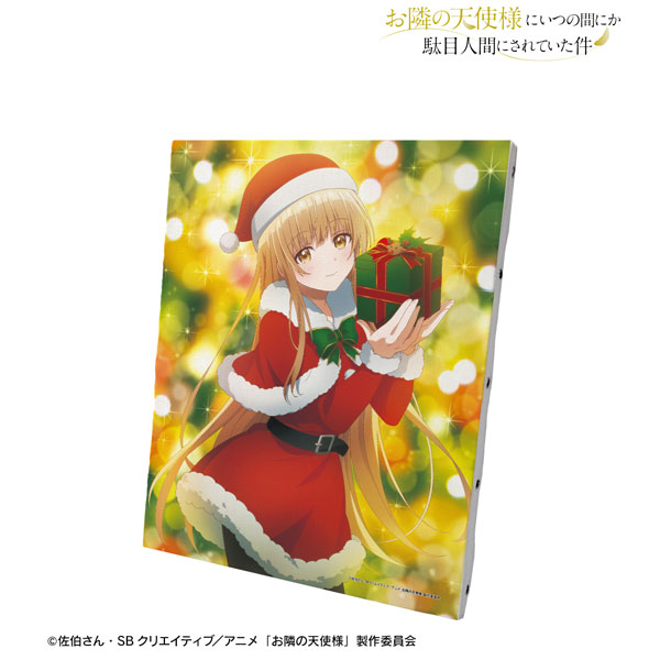 TVアニメ「お隣の天使様にいつの間にか駄目人間にされていた件」 椎名真昼 クリスマスイラスト キャンバスボード[アルマビアンカ]《在庫切れ》