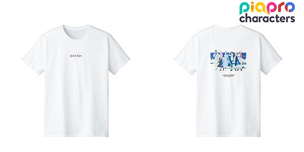 ピアプロキャラクターズ 描き下ろしイラスト 集合 初夏のお出かけver. Art by かとうれい Tシャツ メンズ XXXL[アルマビアンカ]《在庫切れ》