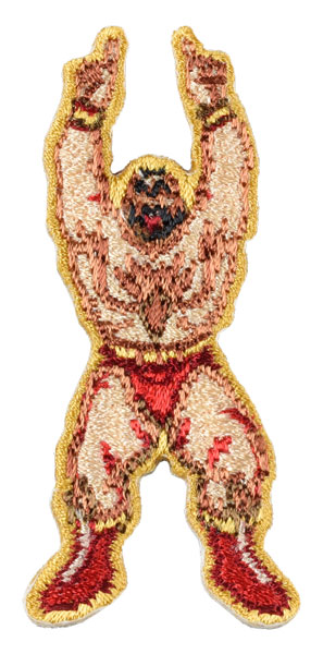 ストリートファイター 刺繍ステッカー Sサイズ (ザンギエフ/勝利
