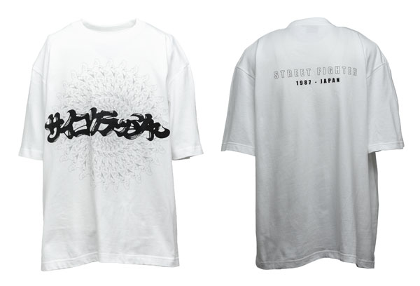 ストリートファイター Special Moves Tシャツ(サイコクラッシャー/ベガ) ホワイト L[MSY]《在庫切れ》
