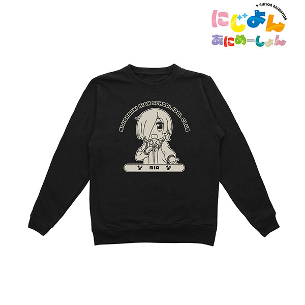 にじよん あにめーしょん ミア・テイラー カレッジトレーナー メンズ XXL[アルマビアンカ]《在庫切れ》