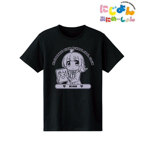 にじよん あにめーしょん 天王寺璃奈 カレッジTシャツ メンズ XL[アルマビアンカ]《在庫切れ》