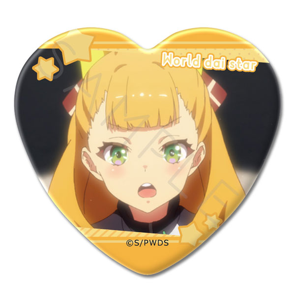 ワールドダイスター』ハート型缶バッジC (カトリナ・グリーベル