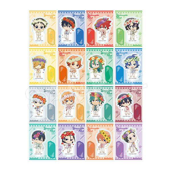 弱虫ペダル LIMIT BREAK トレーディングアクリルスタンド BIRTHDAY FLOWER2 ミニキャラver. 16個入りセット[中外鉱業]《在庫切れ》