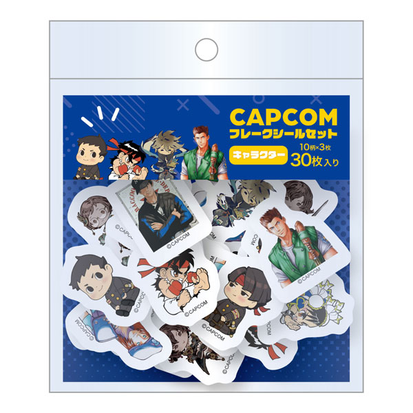 CAPCOM フレークシールセット キャラクター[カプコン]《在庫切れ》