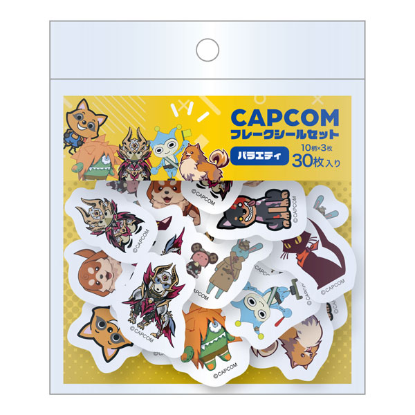 CAPCOM フレークシールセット バラエティ[カプコン]《在庫切れ》