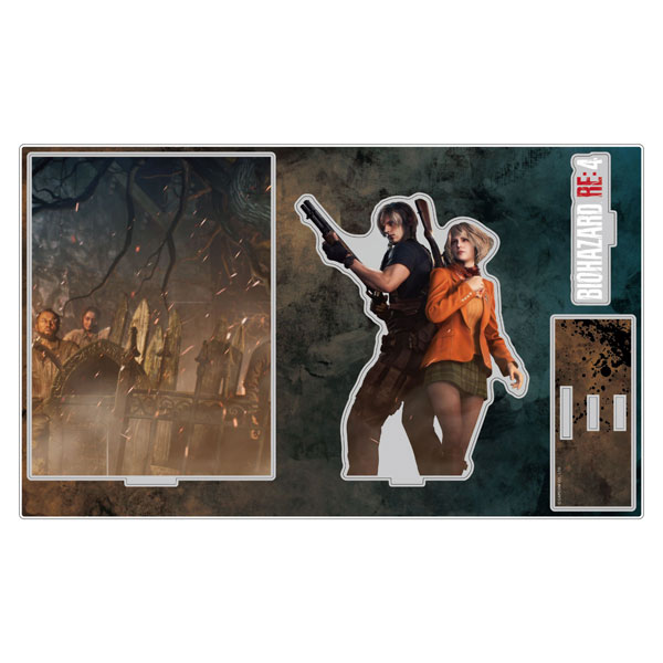 CAPCOM - 「新品」バイオハザード RE:4 バイオ名作劇場ジオラマアクリルスタンド イーカプコン |バイオハザード RE:4 バイオ名作劇場 アクリル