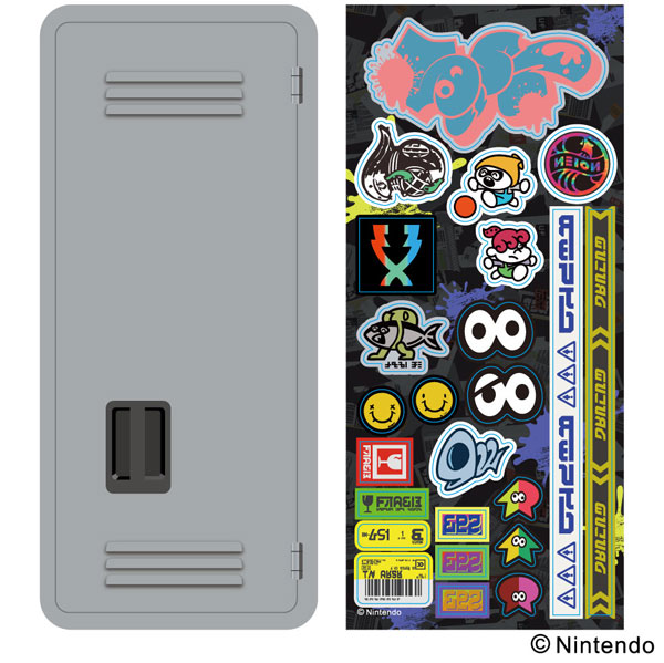 スプラトゥーン3 ロッカー風カンペンケース(ステッカー付き