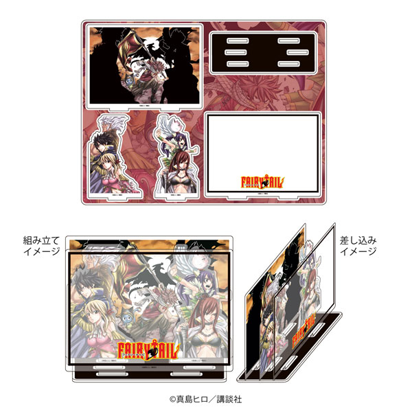 ❣️✨❣️FAIRY TAIL デザインB 公式イラスト アクリルジオラマ ❣️✨❣️ アクリルジオラマ「FAIRY TAIL」02/デザインB(公式イラスト)[A3