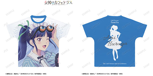 女神のカフェテラス 鶴河秋水 フルグラフィックTシャツ ユニセックス