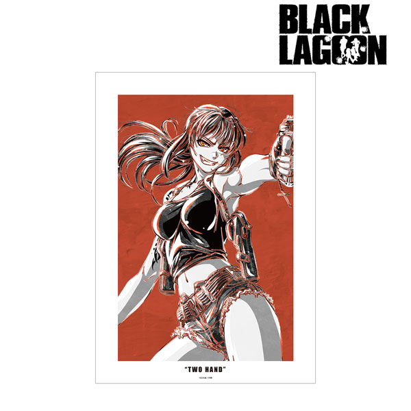 BLACK LAGOON レヴィ Ani-Art BLACK LABEL A3マット加工ポスター 