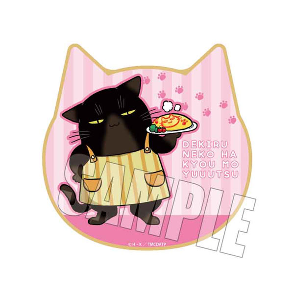 ウッドコースター デキる猫は今日も憂鬱 諭吉(料理)[ベルハウス]《在庫切れ》