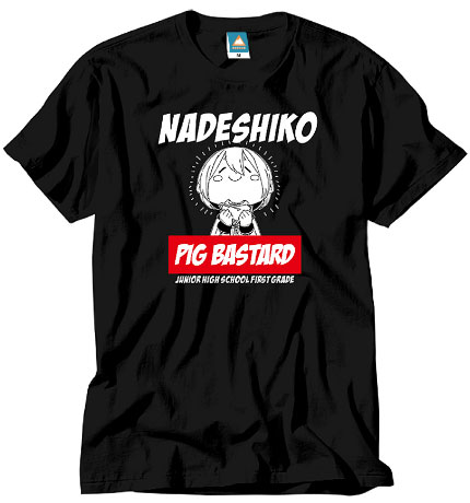 ゆるキャン△ なでしこブタ野郎Tシャツ M[アクロス]《在庫切れ》