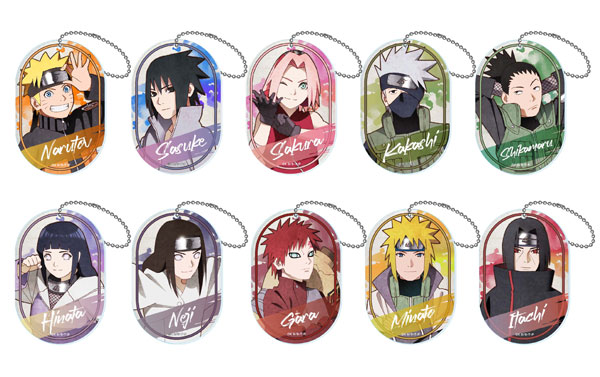 NARUTO -ナルト- 疾風伝 ヴィンテージシリーズ アクリルキーチェーン