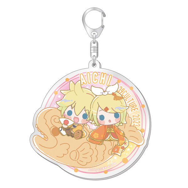 初音ミク バースデー アクリルキーホルダー Illustration by 羊野 初音