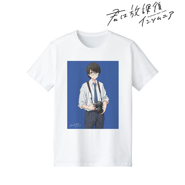 映画「君は放課後インソムニア」 描き下ろしイラスト 中見丸太 Art by popman3580 Tシャツ レディース XXL[アルマビアンカ]《在庫切れ》