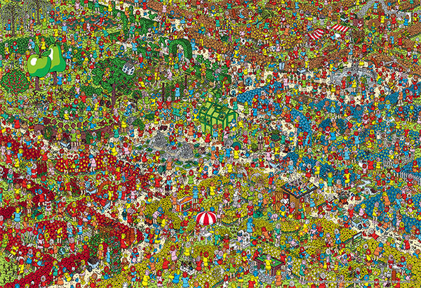 ジグソーパズル Where’s Wally？ はなをくすぐる夢の花園 1000マイクロピース (1000M-011)[ビバリー]《在庫切れ》