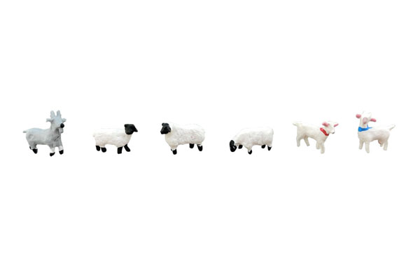 ジオラマコレクション ザ・動物107 牧場の羊・ヤギ[トミーテック]