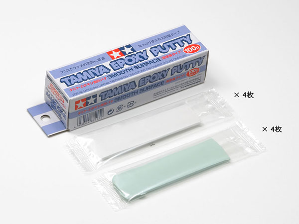 タミヤ・エポキシ造形パテ（高密度タイプ）100g[タミヤ]《在庫切れ》