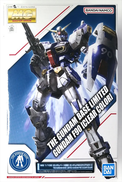 【中古】MG 1/100 ガンダムベース限定 ガンダムF90[クリアカラー] プラモデル[BANDAI SPIRITS]