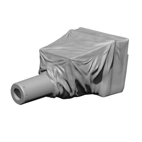 1/16 WWII ドイツ III号突撃砲G型 マントレットカバー(ダス・ヴェルク用)[SOL MODEL]《在庫切れ》