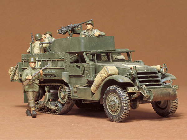 【中古】1/35MM アメリカM3A2 パーソナルキャリヤー プラモデル[タミヤ]