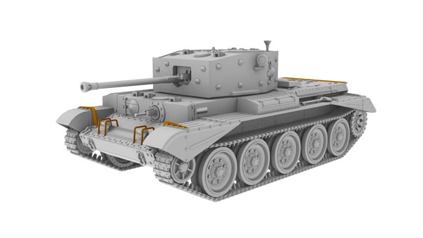 1/72 英・クロムウェルMk.IV巡航戦車VIII・D車体 プラモデル[IBG