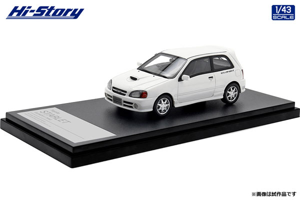 ミニカー Hi-Story 1/43 Toyota STARLET GLANZA V 1/43 Toyota STARLET GLANZA V (1996) スーパーホワイトII[ハイ