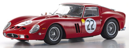 KYOSHOオリジナル 1/18 フェラーリ 250GTO 1962 LM (#22)[京商]【送料無料】《在庫切れ》