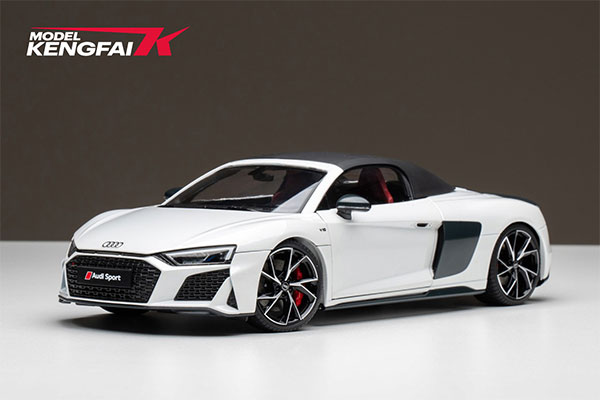 1/18 Audi 2021 R8 Spyder White[KENGFai]【送料無料】《在庫切れ》