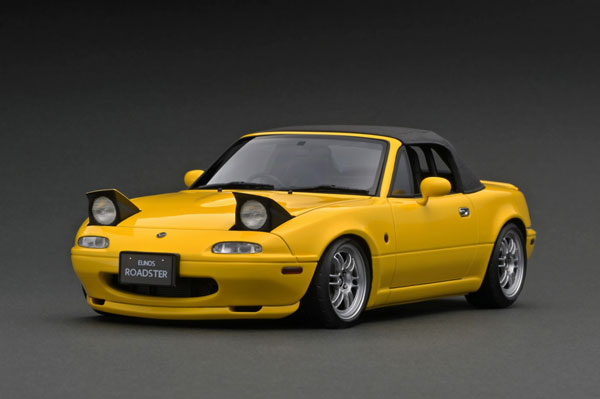 1/18 Eunos Roadster (NA) Yellow[イグニッションモデル]【送料無料