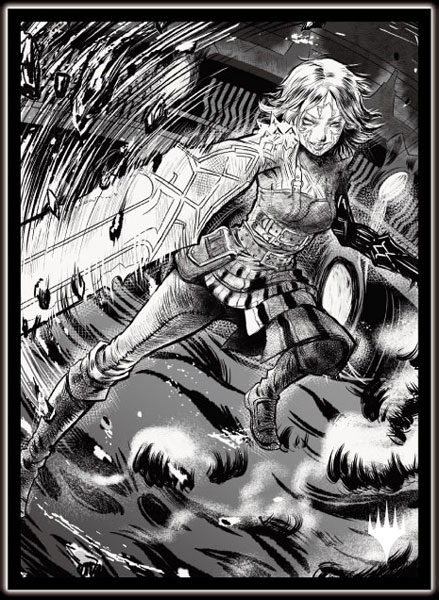 マジック：ザ・ギャザリング プレイヤーズカードスリーブ 『ファイレクシア：完全なる統一』 ≪慈悲無き者、ナヒリ≫[エンスカイ]《在庫切れ》