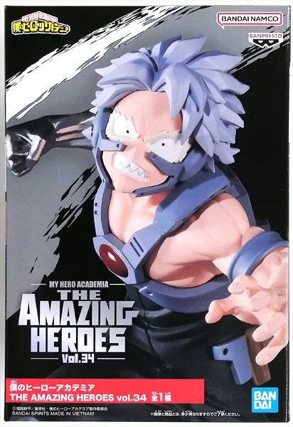 中古】(本体A/箱B)僕のヒーローアカデミア THE AMAZING HEROES vol.34 鉄哲徹鐵 (プライズ)[BANDAI  SPIRITS]《発売済・在庫品》