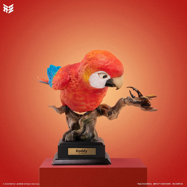 【中古】『JUNGLE LOOKBOOK』シリーズ 002 コンゴウインコ コディ レジンスタチュー[ART OF SHAPE]